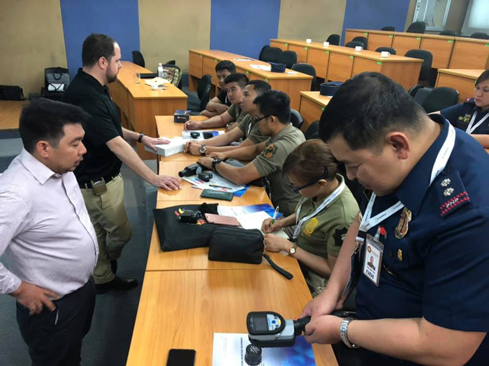 野外作業下的無損檢測，隱藏在150mm深處的違禁品探測