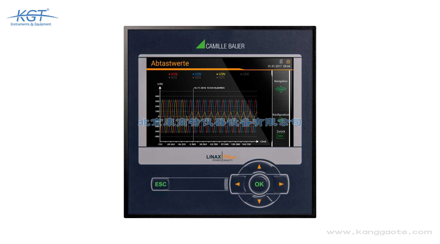 德國(guó)GMC-Instruments Linax PQ3000/5000在線電能質(zhì)量分析儀