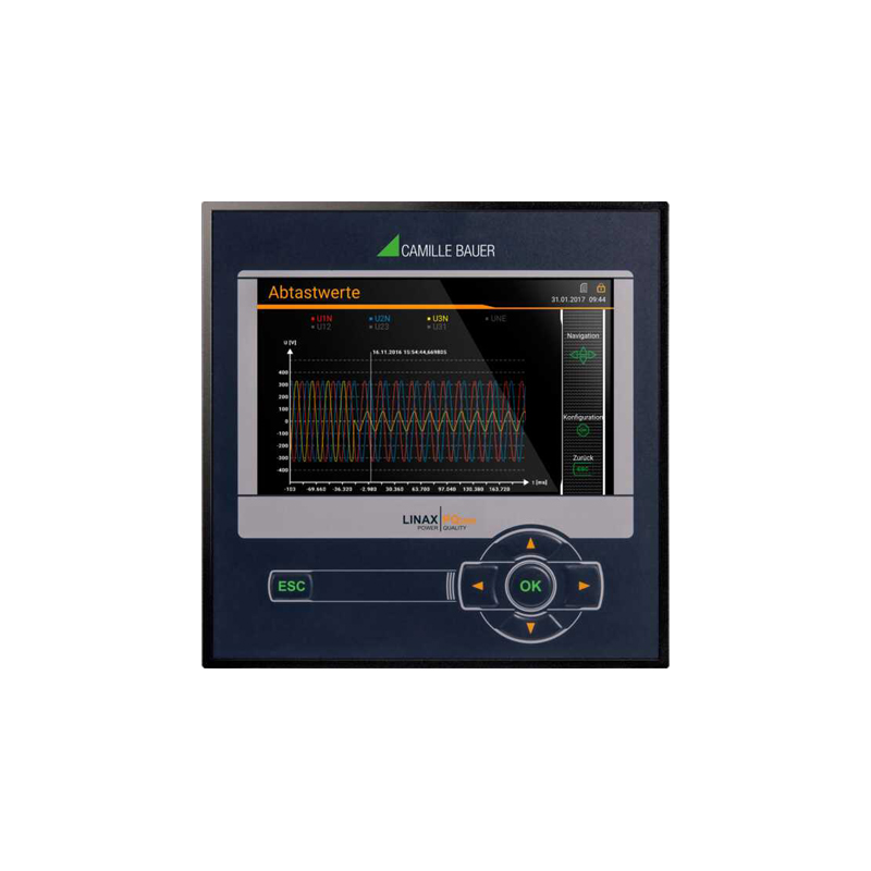 德國(guó)GMC-Instruments Linax PQ3000/5000在線電能質(zhì)量分析儀