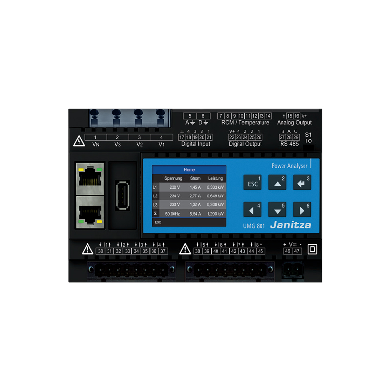 德國Janitza UMG801電能質量分析儀